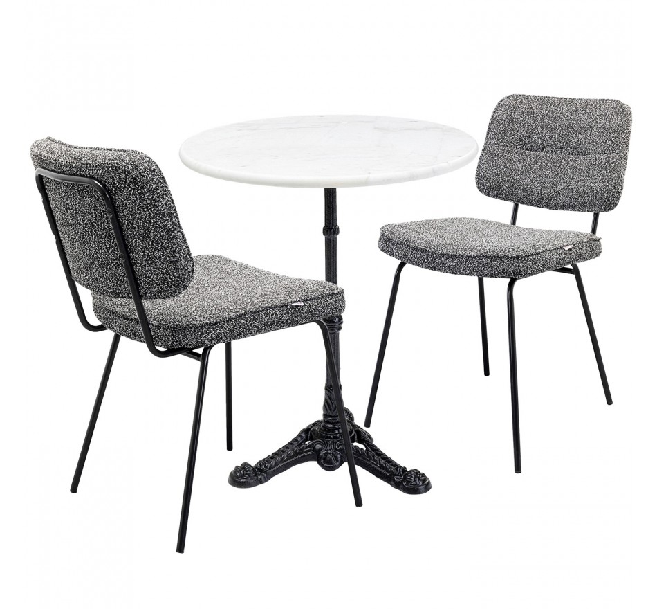 Set table and 2 chairs Bistrot Orelie Kare Design Set table and 2 chairs Bistrot Orelie Kare Design