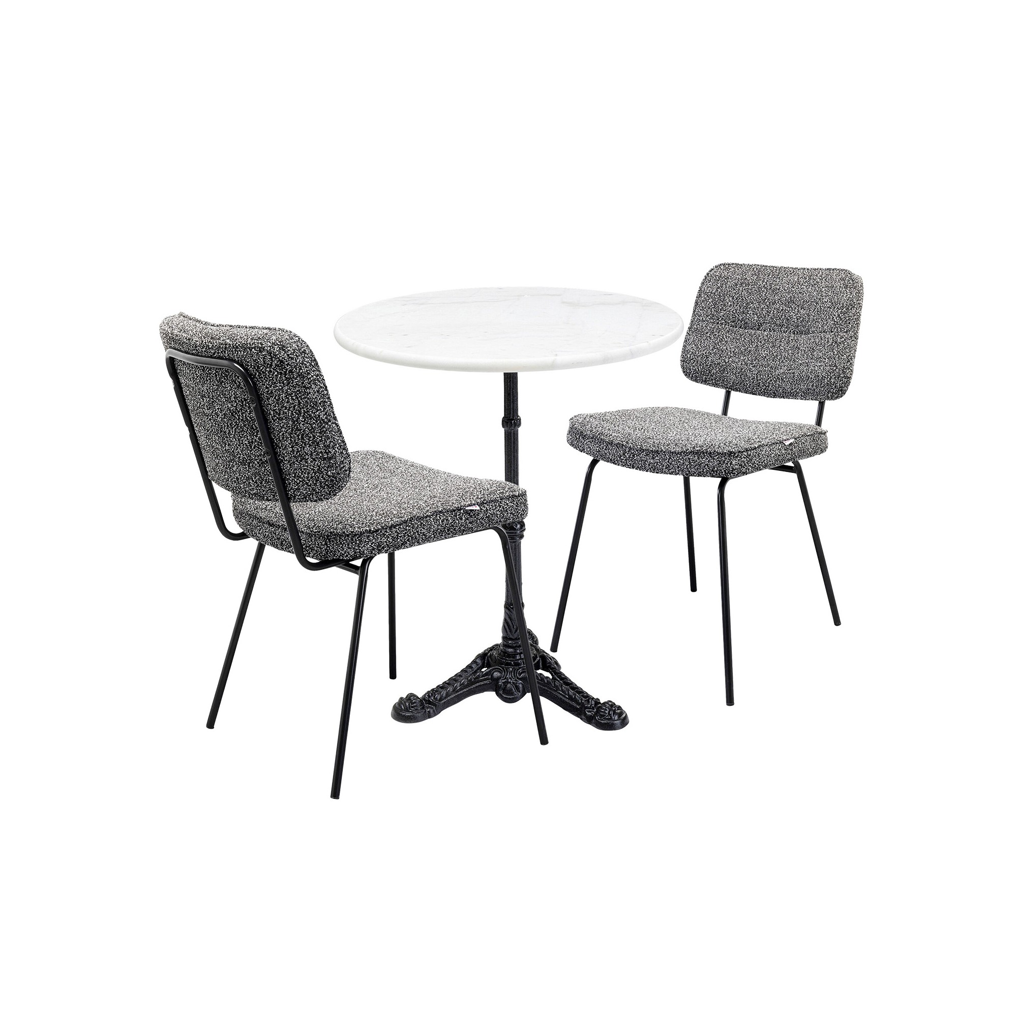 Set tafel en 2 stoelen Bistrot Orelie Kare Design