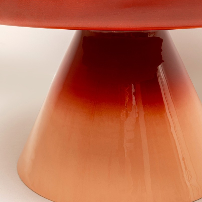 Coffee table Rici Ø60cm red Kare Design