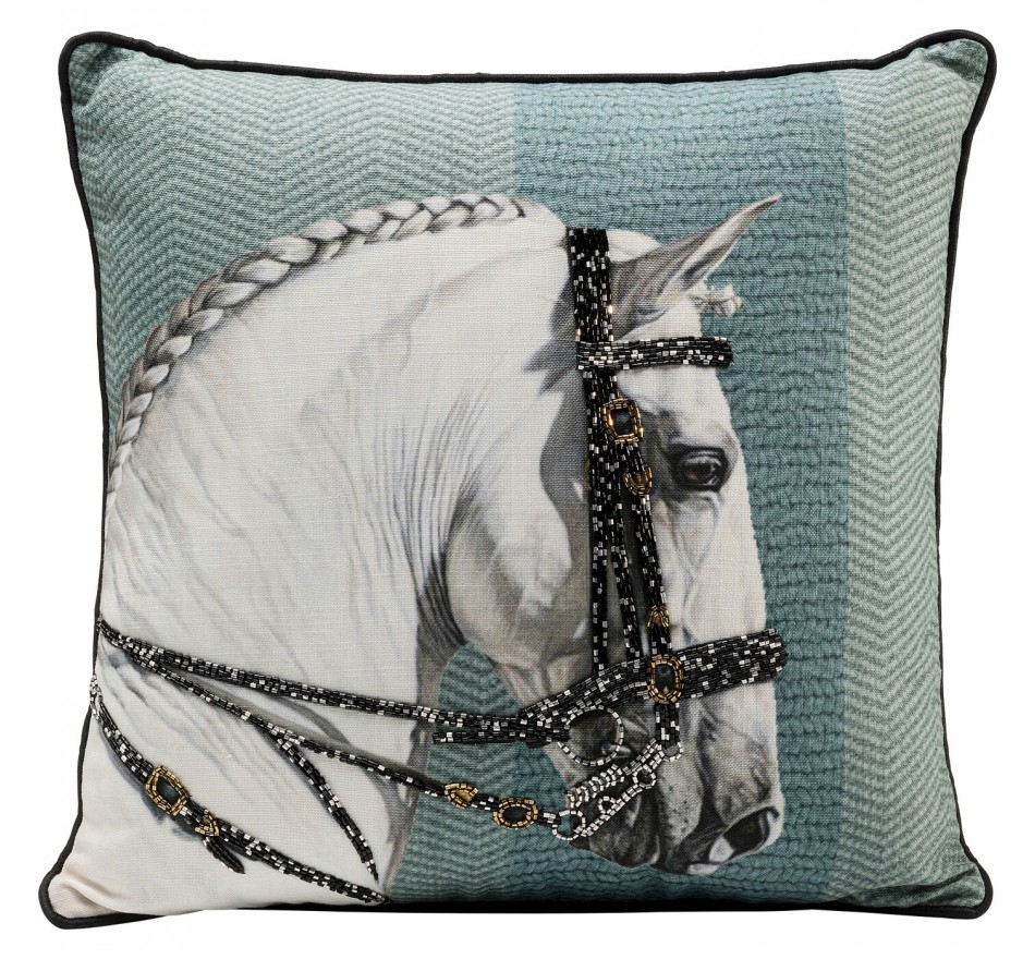 Kussen wit paardenkop Kare Design Kussen wit paardenkop Kare Design
