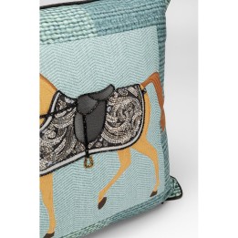 Coussin Show Horse Plaid 45x45cm