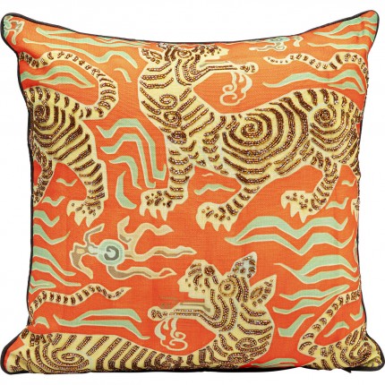 Kussen oranje tijgers Kare Design