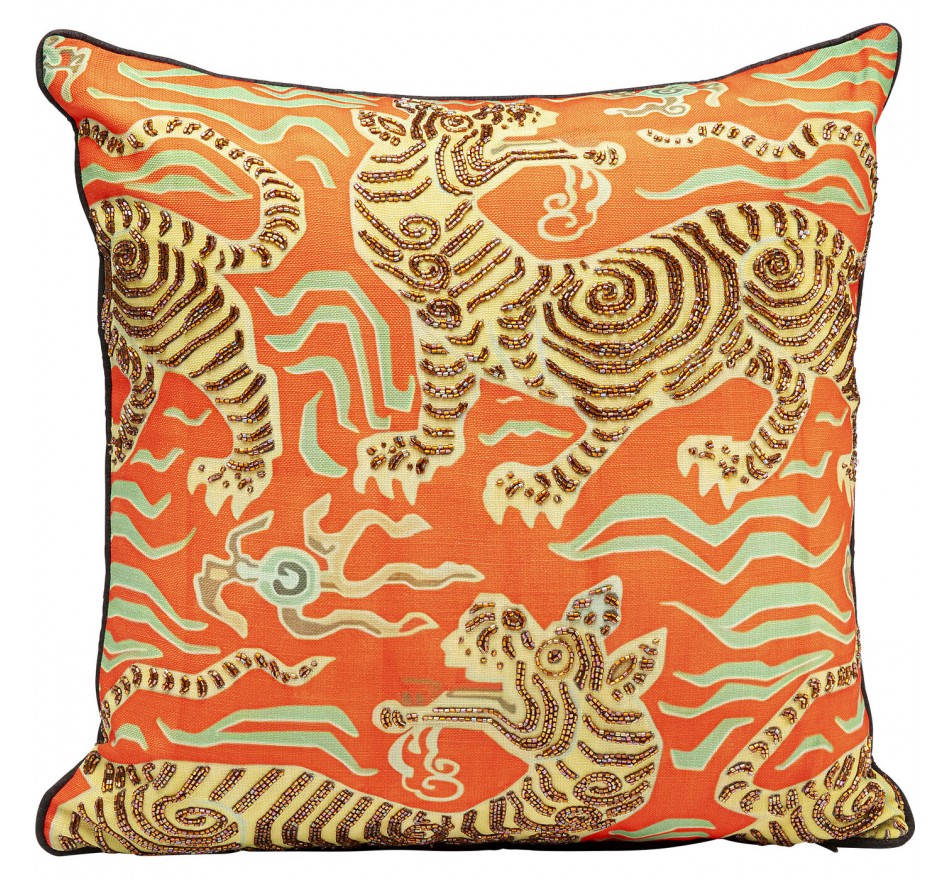 Kussen oranje tijgers Kare Design Kussen oranje tijgers Kare Design