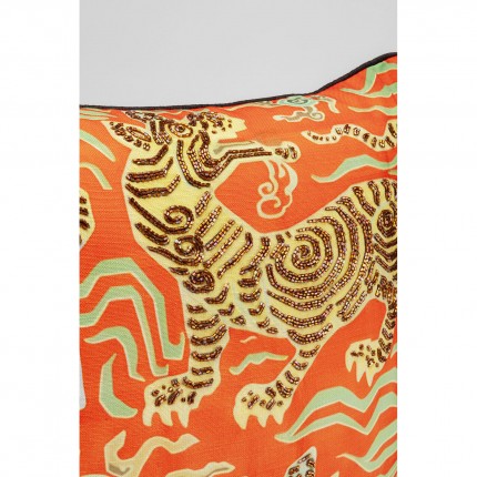 Kussen oranje tijgers Kare Design