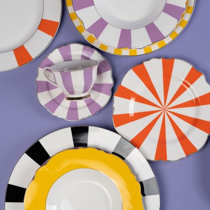 Koffiekoppen Harlequin paars (4/set) Kare Design