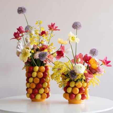 Vase fruit 33cm Kare Design