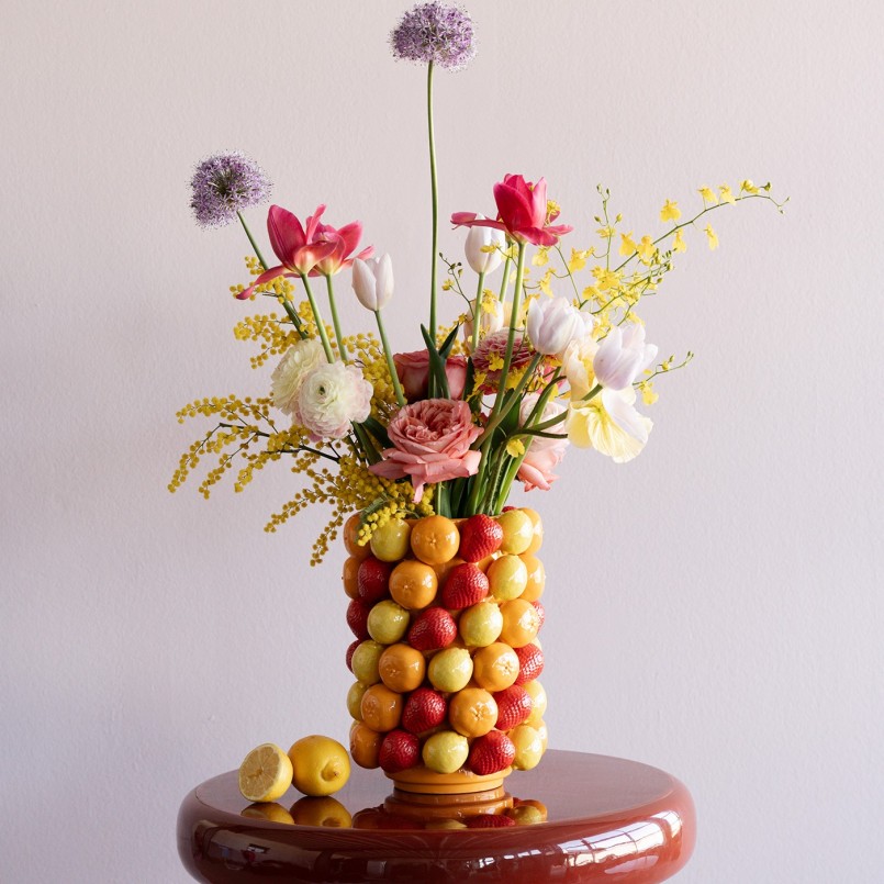 Vase fruit 33cm Kare Design