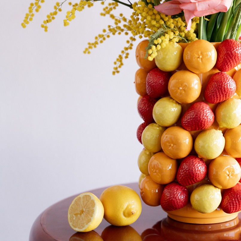 Vase fruit 33cm Kare Design