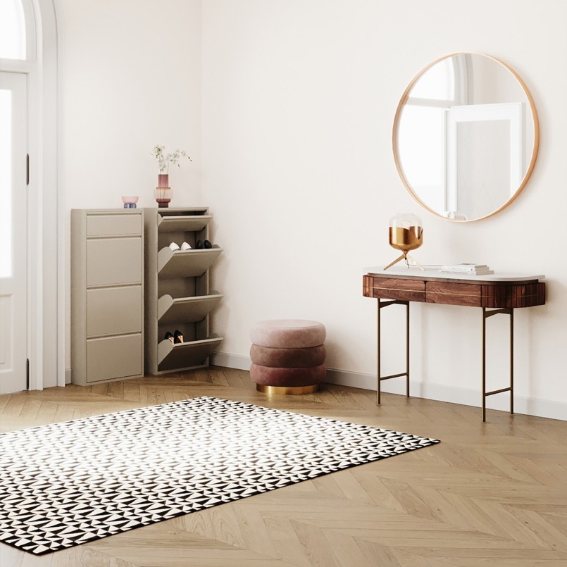 Shoe Container Caruso cream 3+1 drawers Kare Design