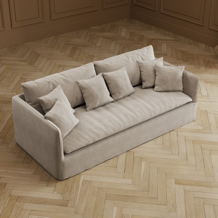 Sofa Boheme 3-zits grijs Kare Design