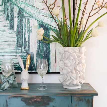 Wijinglazen Confetti groen (4/set) Kare Design