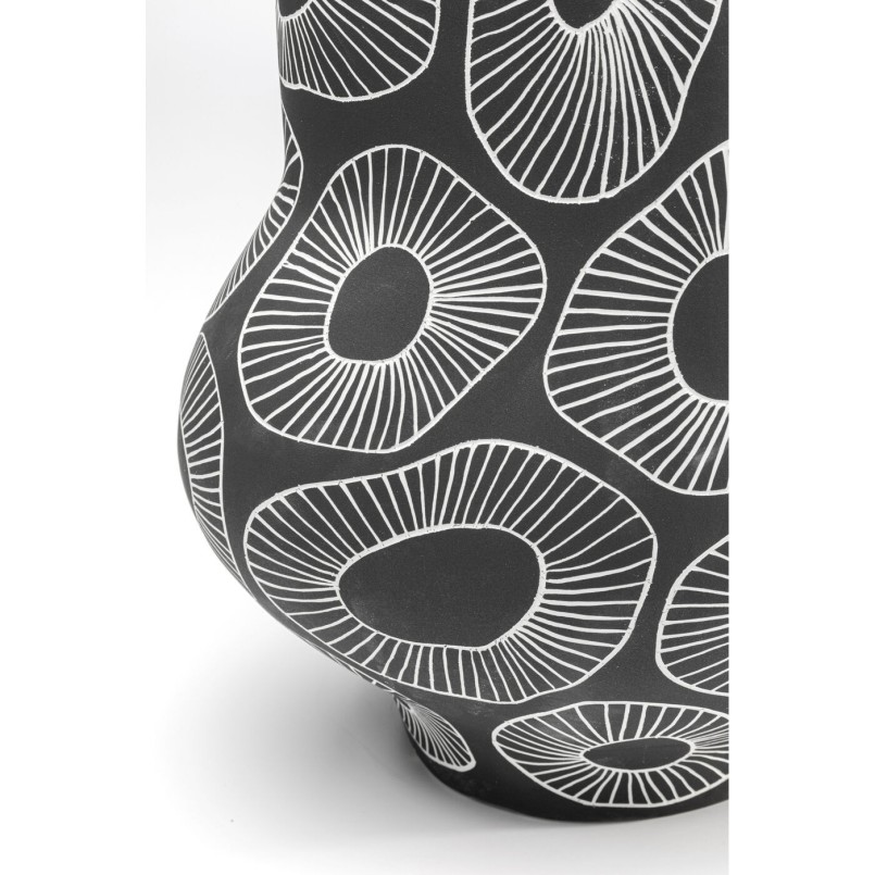 Vase Anemone gris 33cm