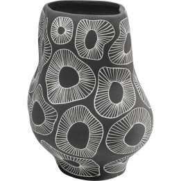 Vase Anemone gris 33cm