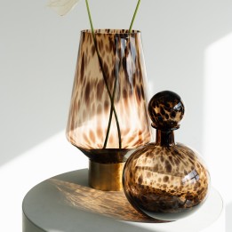 Brown glass vase - Caramel - Kare Design