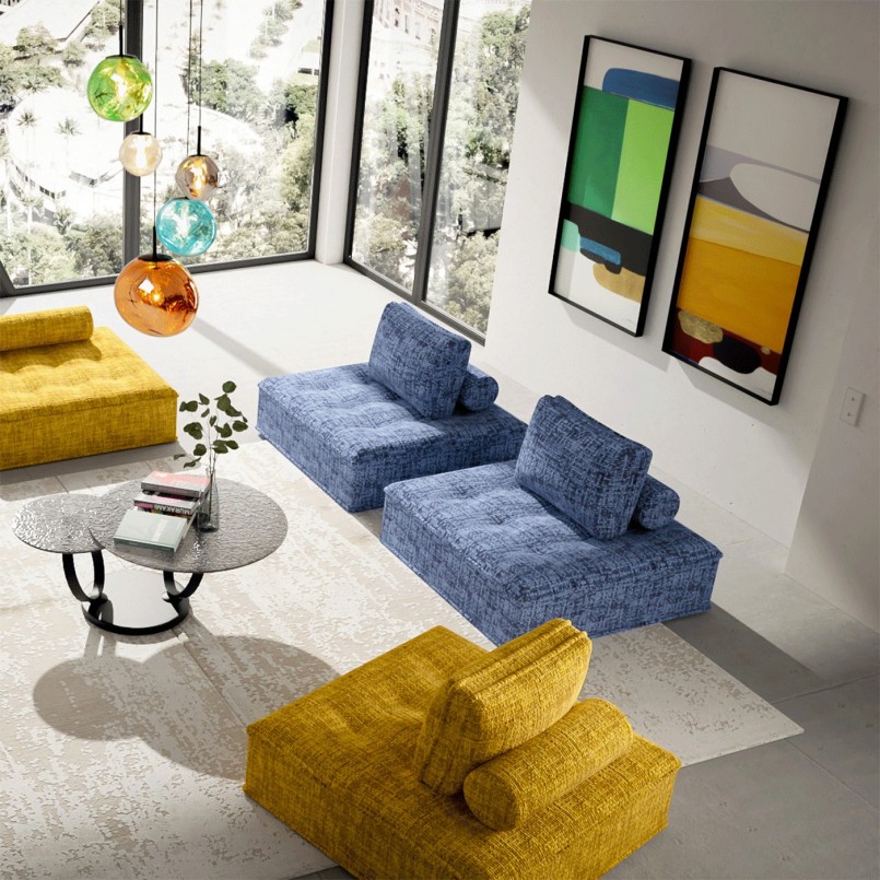 Assisi element Portofino donkerblauw Kare Design