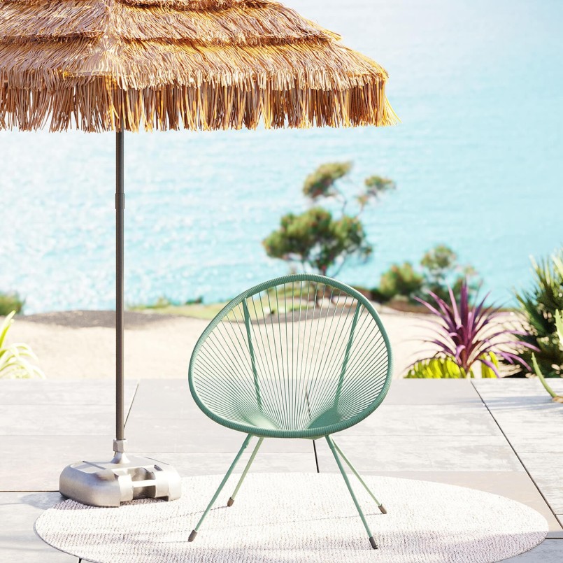 Green garden armchair - Acapulco Mono - Kare Design
