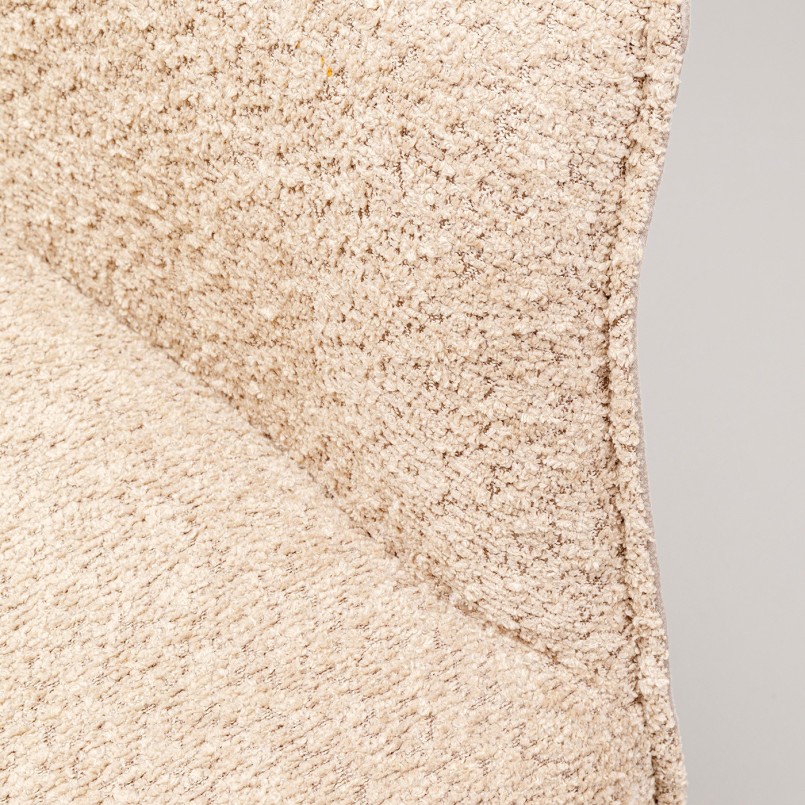 Swivel Armchair Liverpool beige Kare Design