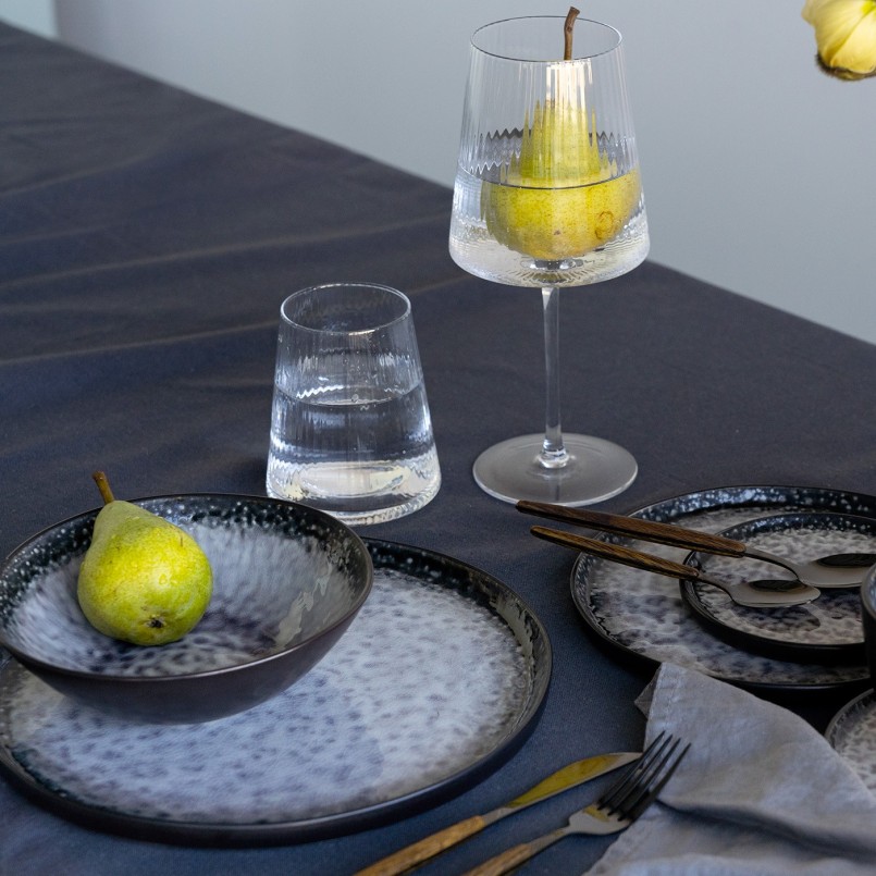 Wijnglazen met textuur - Riffle - Kare Design
