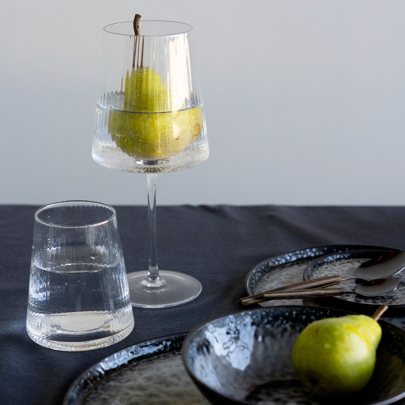 Waterglazen set van 4 - Riffle - Kare Design