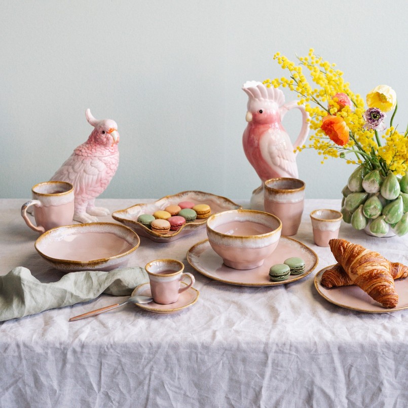 Roze aardewerk mokken - Nala - Kare Design