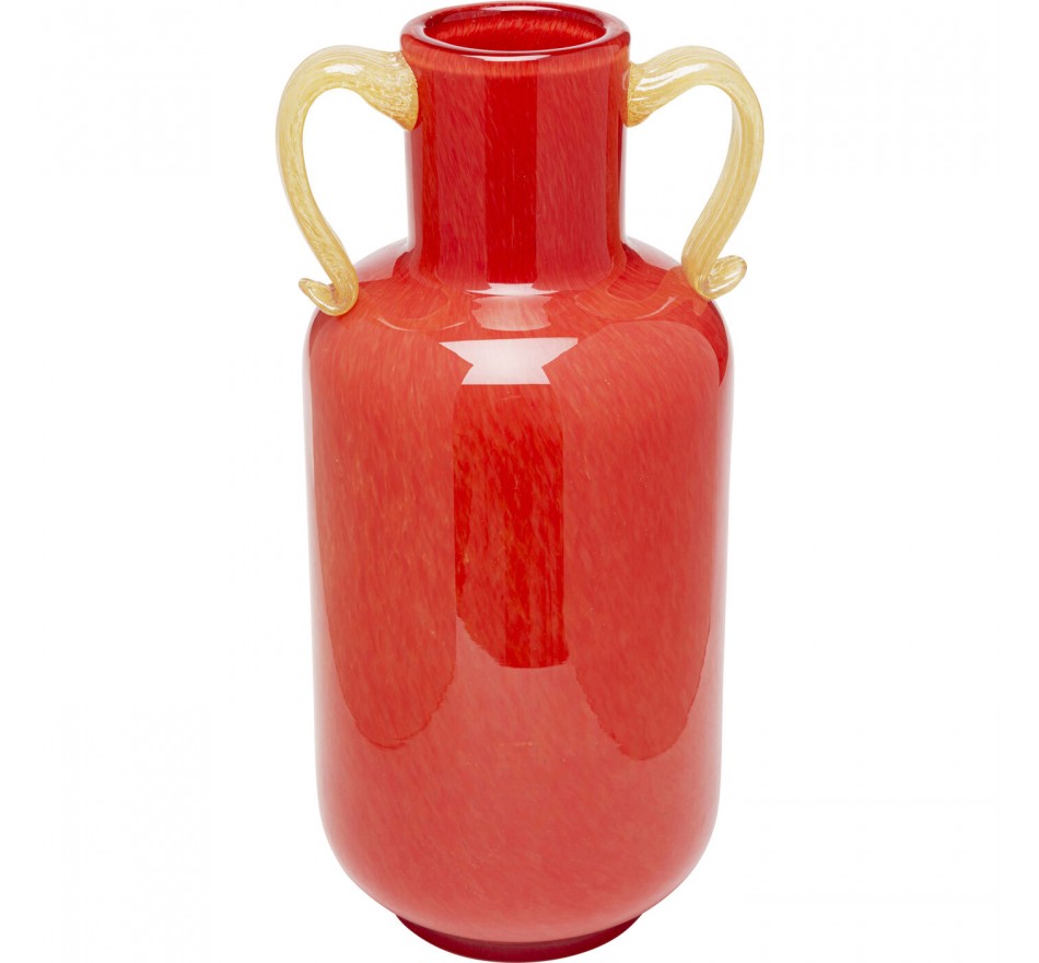 Vaas Salut 36cm rood met handgrepen Kare Design Vaas Salut 36cm rood met handgrepen Kare Design