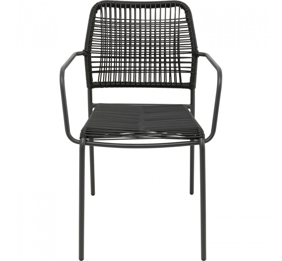 Tuinstoel met armleuningen Madagascar antraciet Kare Design Tuinstoel met armleuningen Madagascar antraciet Kare Design