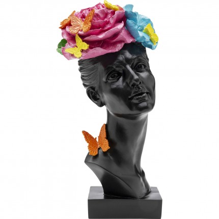 Woonaccessoires zwarte vrouw vlinders Kare Design