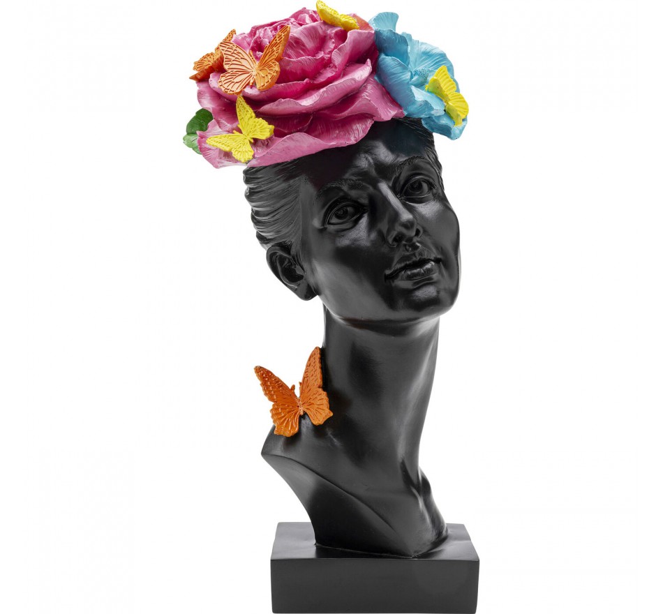 Woonaccessoires zwarte vrouw vlinders Kare Design Woonaccessoires zwarte vrouw vlinders Kare Design