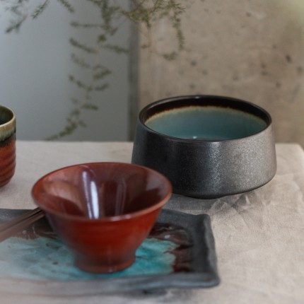 Bowl Ari grey 13cm (6/set) Kare Design