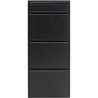 Shoe Container Caruso black 3+1 drawers Kare Design