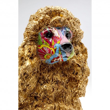 Woonaccessoires goud poedel graffiti Kare Design