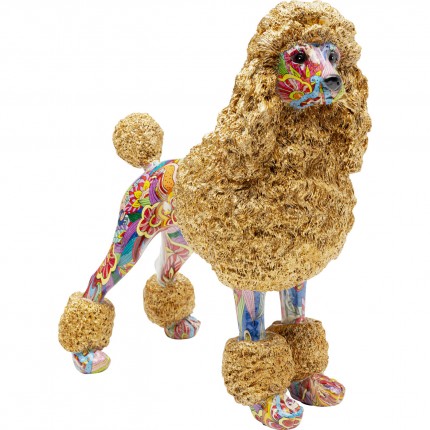 Woonaccessoires goud poedel graffiti Kare Design
