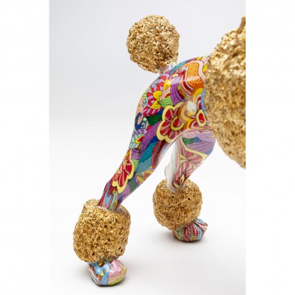 Woonaccessoires goud poedel graffiti Kare Design
