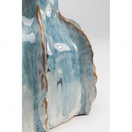 Vase Mina handle blue Kare Design