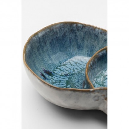 Serveerschaal Mina Dip blauw Kare Design