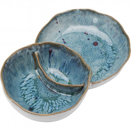 Serveerschaal Mina Dip blauw Kare Design