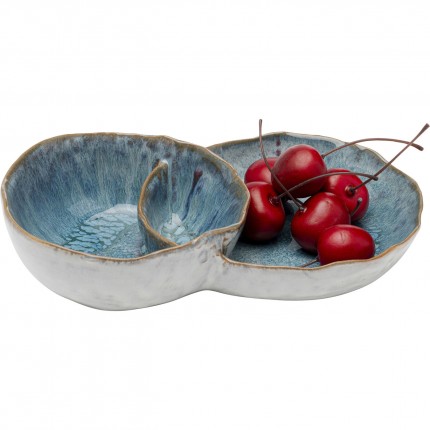 Serveerschaal Mina Dip blauw Kare Design