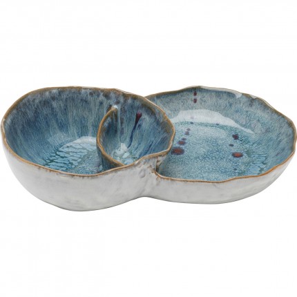 Serveerschaal Mina Dip blauw Kare Design