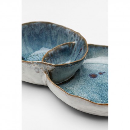 Serveerschaal Mina Dip blauw Kare Design