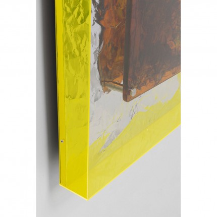 Canvas Picture Crumple 60x90cm red Kare Design