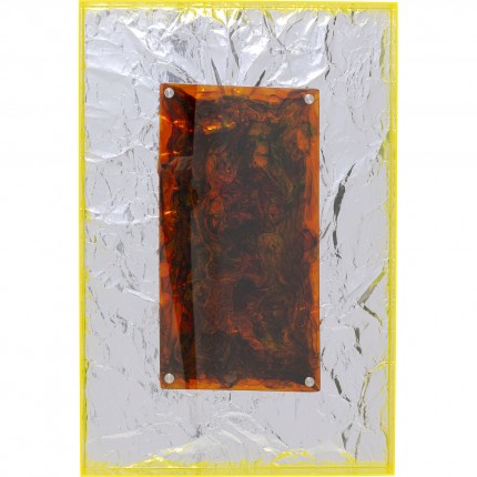 Canvas Picture Crumple 60x90cm red Kare Design
