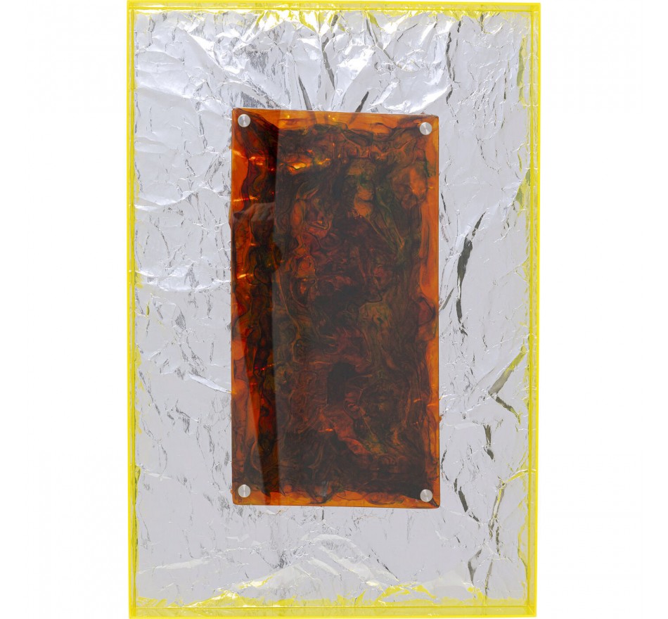 Canvas Picture Crumple 60x90cm red Kare Design Canvas Picture Crumple 60x90cm red Kare Design