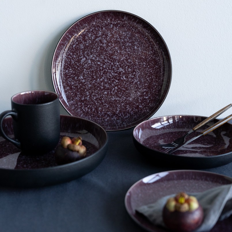 Plate Alissa Ø27cm (4/set) Kare Design