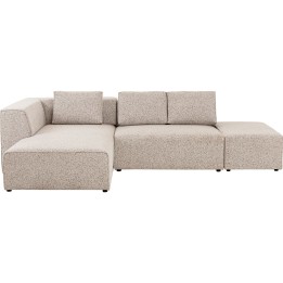 Corner Sofa Infinity left machiato Kare Design