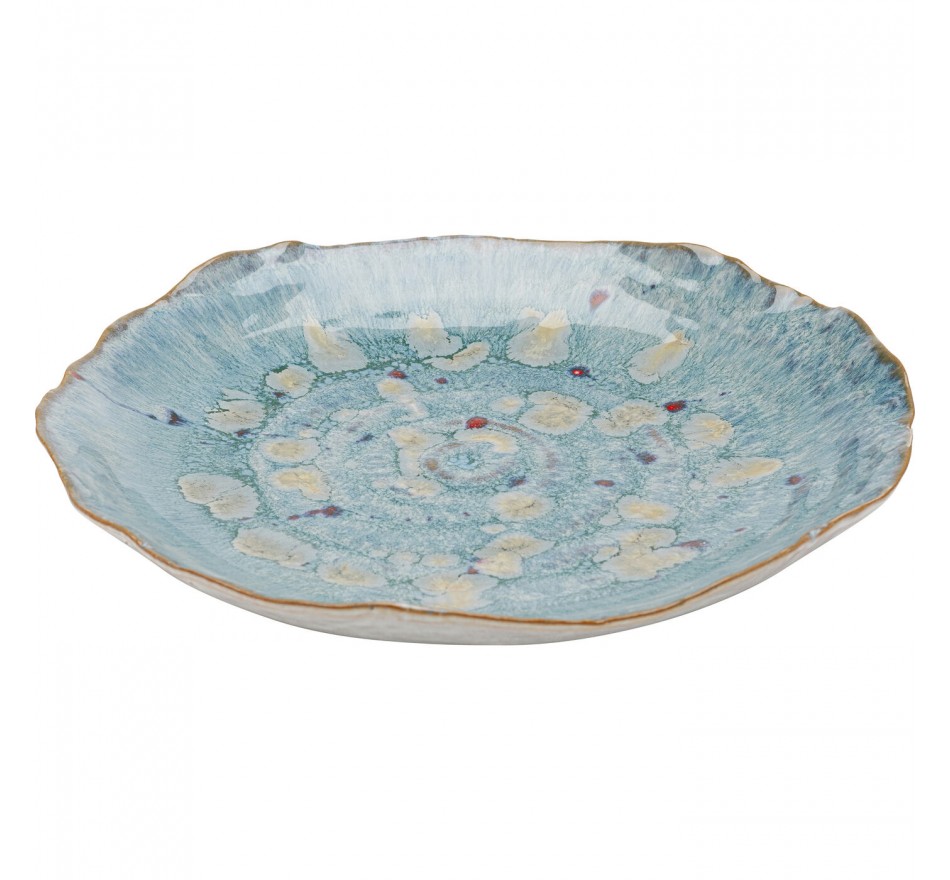 Bord Mina Ø26cm blauw Kare Design Bord Mina Ø26cm blauw Kare Design