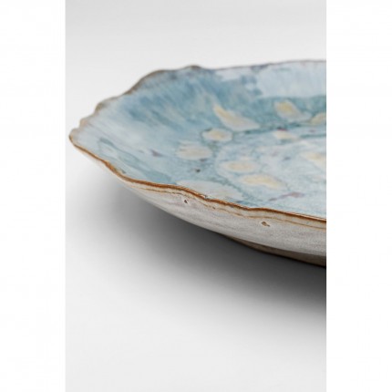 Bord Mina Ø26cm blauw Kare Design