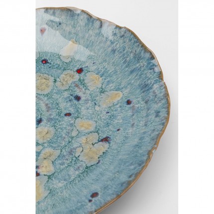 Bord Mina Ø26cm blauw Kare Design