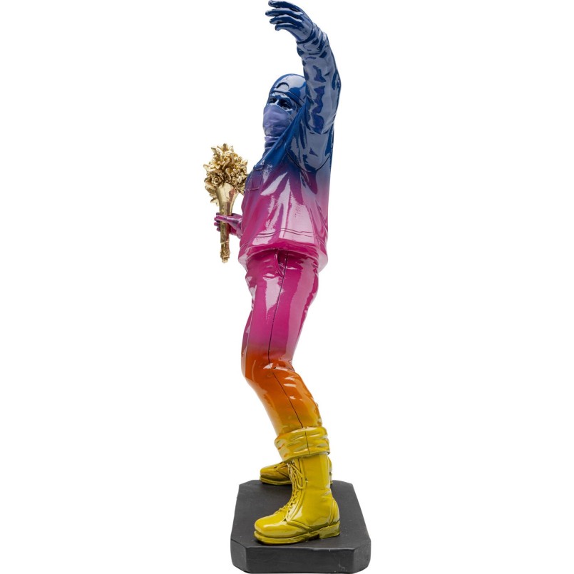 Figurine décorative Street Art Bouquet Rainbow41cm