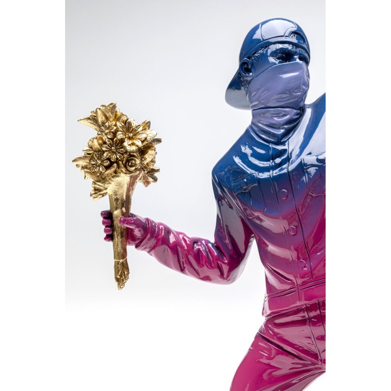 Figurine décorative Street Art Bouquet Rainbow41cm