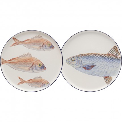 Plates fish Ø27cm (8/set) Kare Design